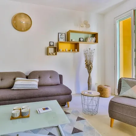 Apartment France 82 Tp -1 Min From The Sea - Terrace - Parking Nice